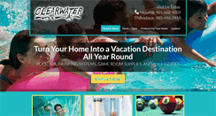 Desktop Screenshot of clearwaterswimmingpools.com